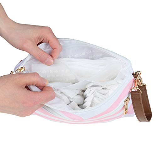 Bumco Diaper Clutch & Mini Baby Bum Brush Bundle (Pink/Gray)