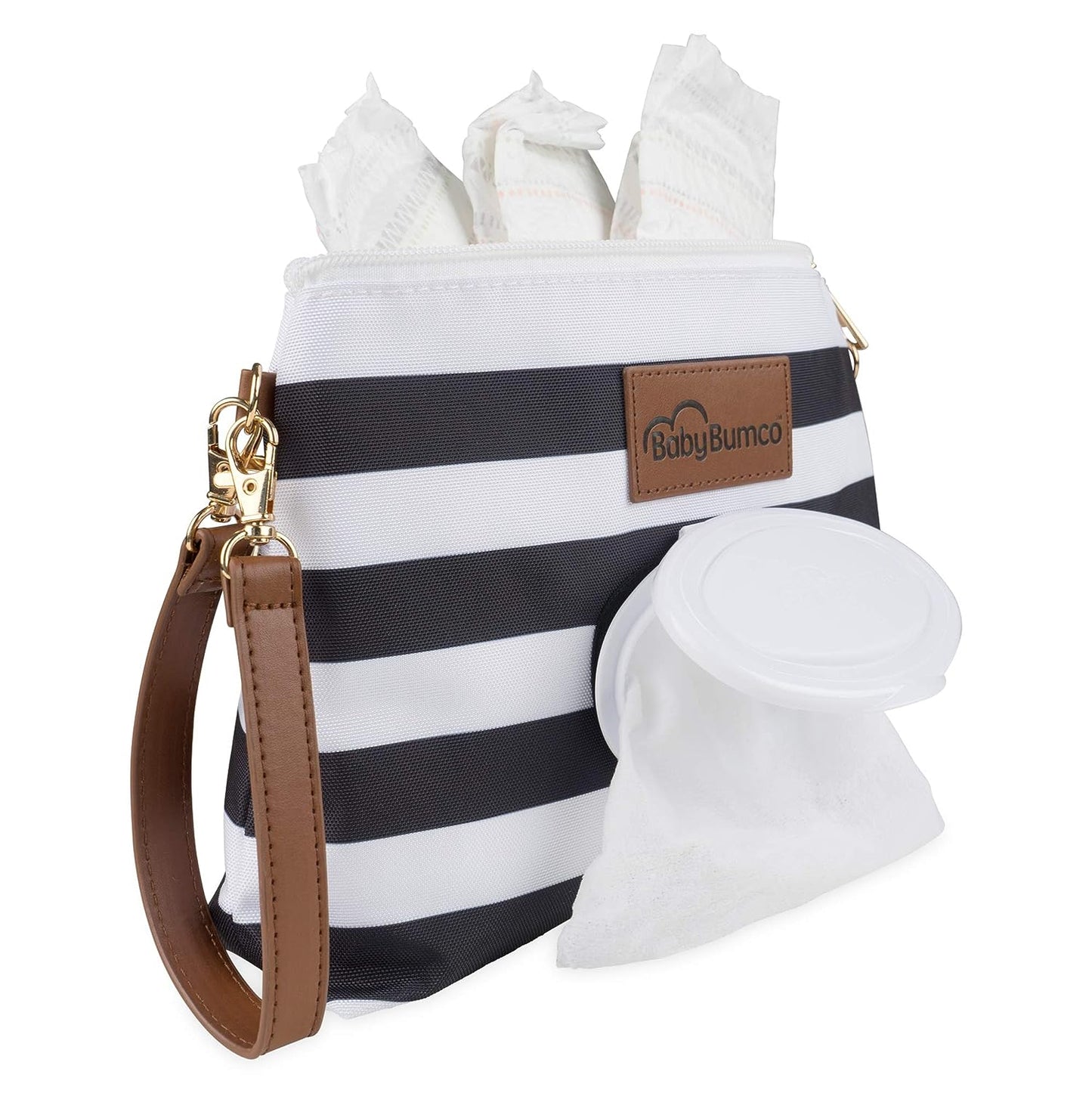 Bumco Diaper Clutch (Black Stripe)