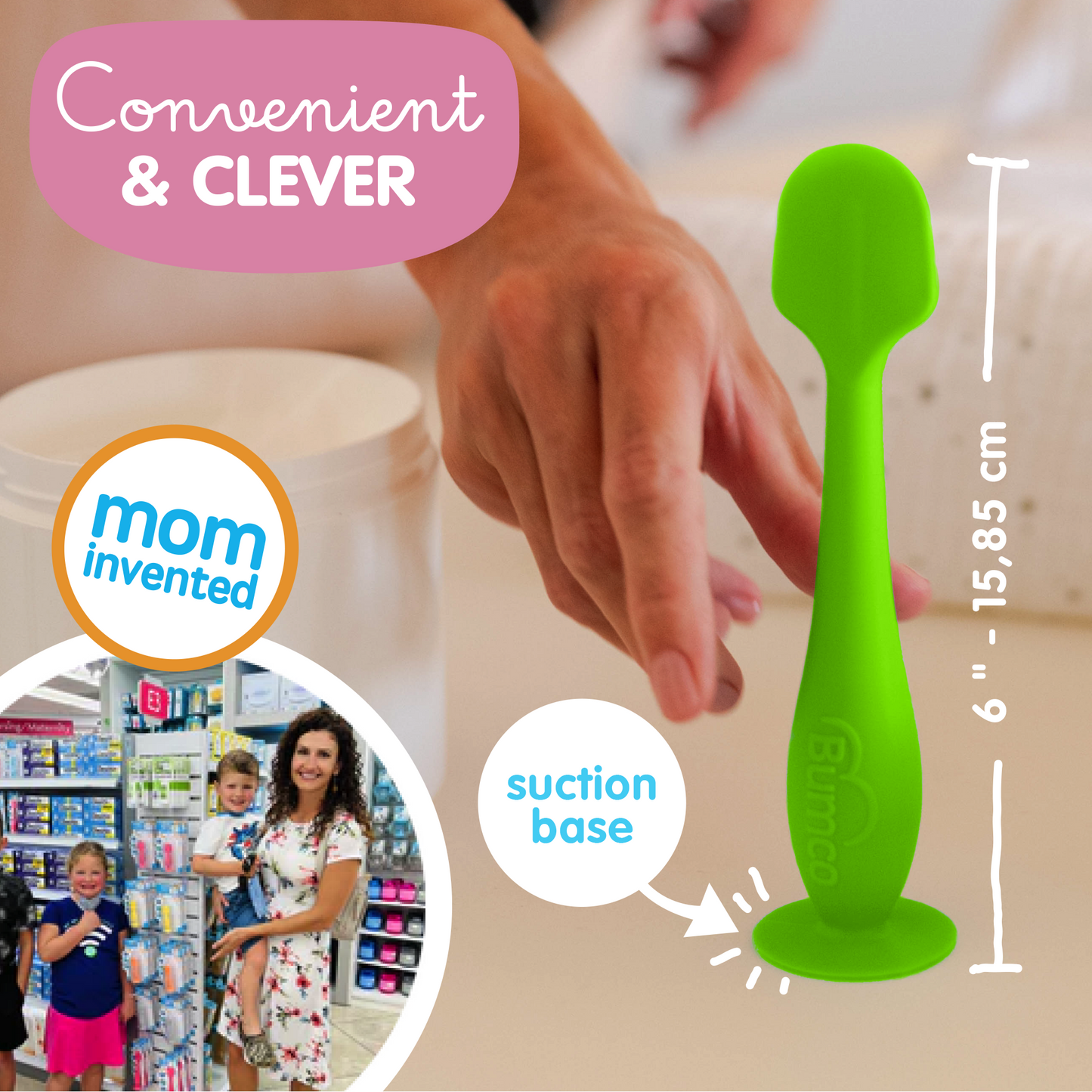 Bumco Original Baby Bum Brush (Green)