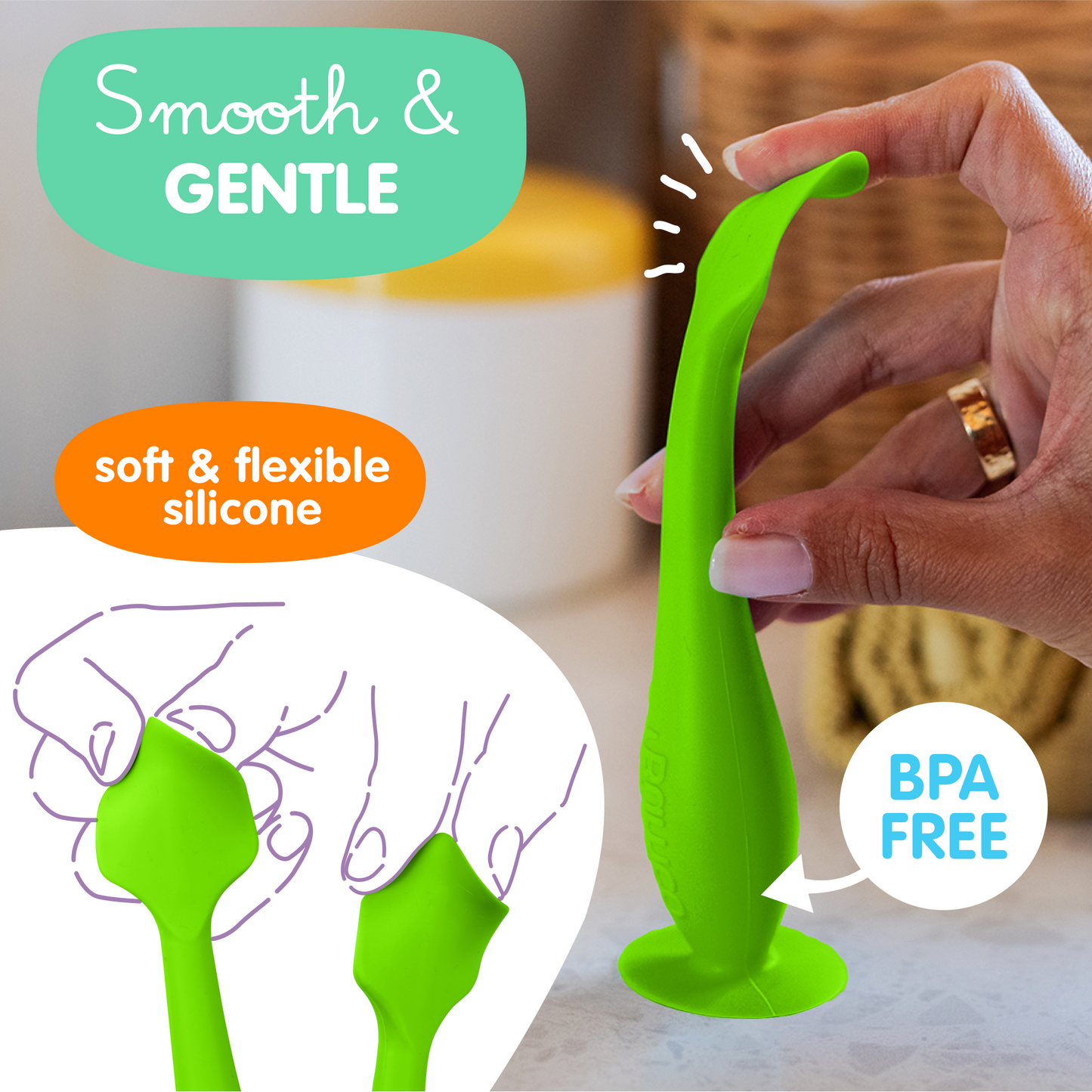 Bumco Original Baby Bum Brush (Green)