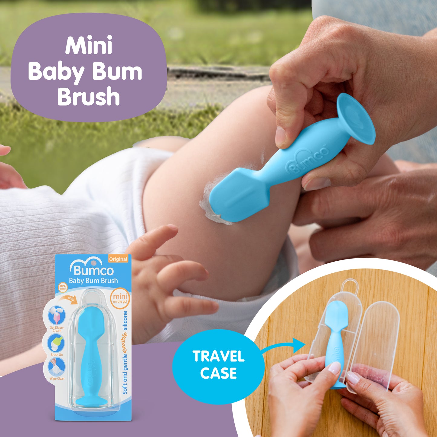 Bumco 'Diaper-Changing Survival Kit' Personalized Gift Set for Newborns (Blue)