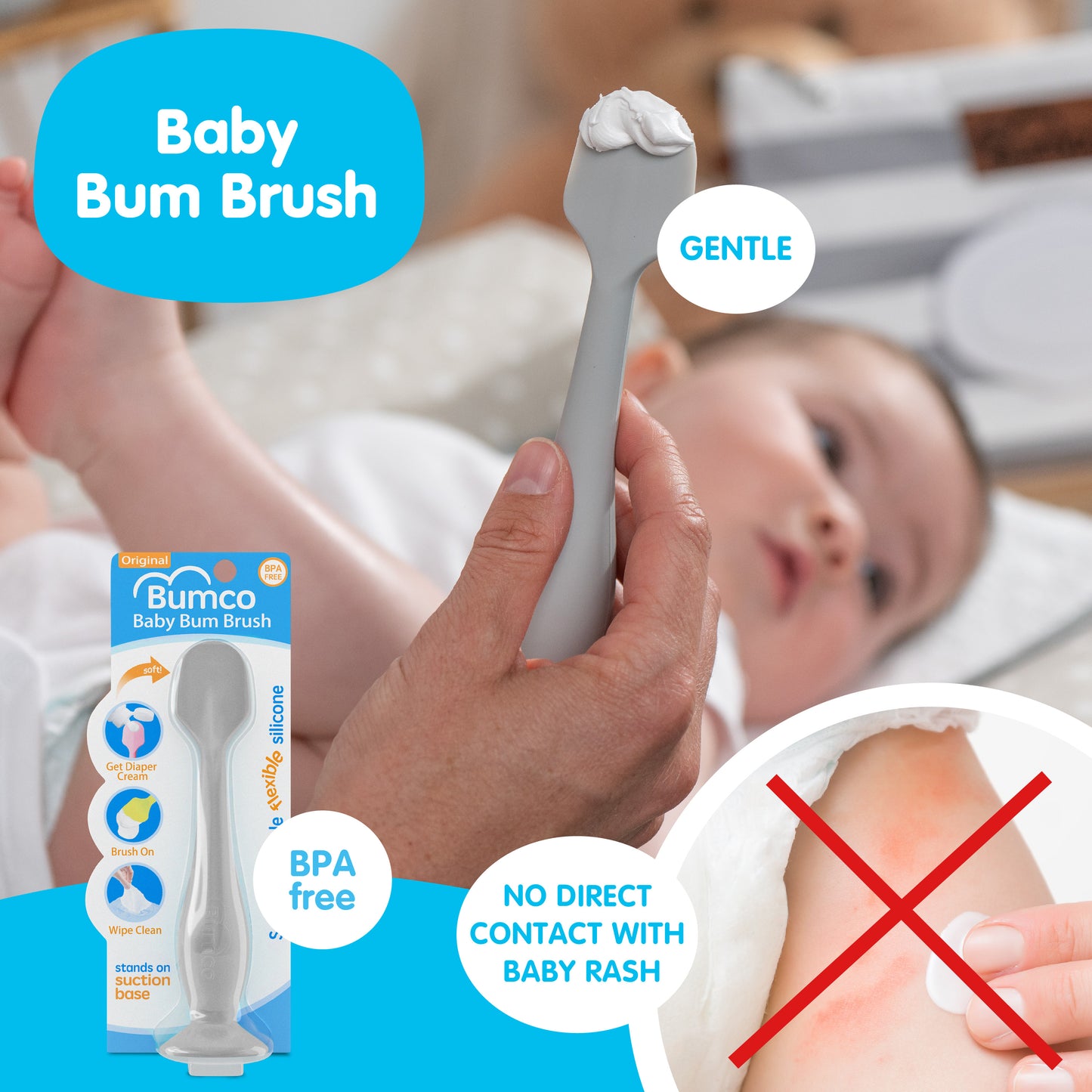 Bumco 'Diaper-Changing Survival Kit' Personalized Gift Set for Newborns (Gray)