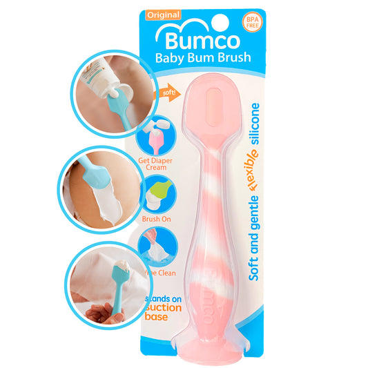 Bumco Original Baby Bum Brush (Pink Swirl)